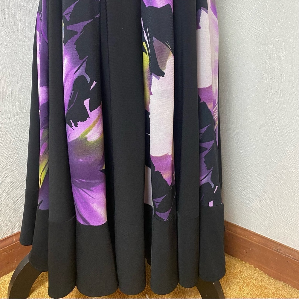 R & M Collection Fit & Flare Design Multi Colors Sz 14 - Picture 6 of 15